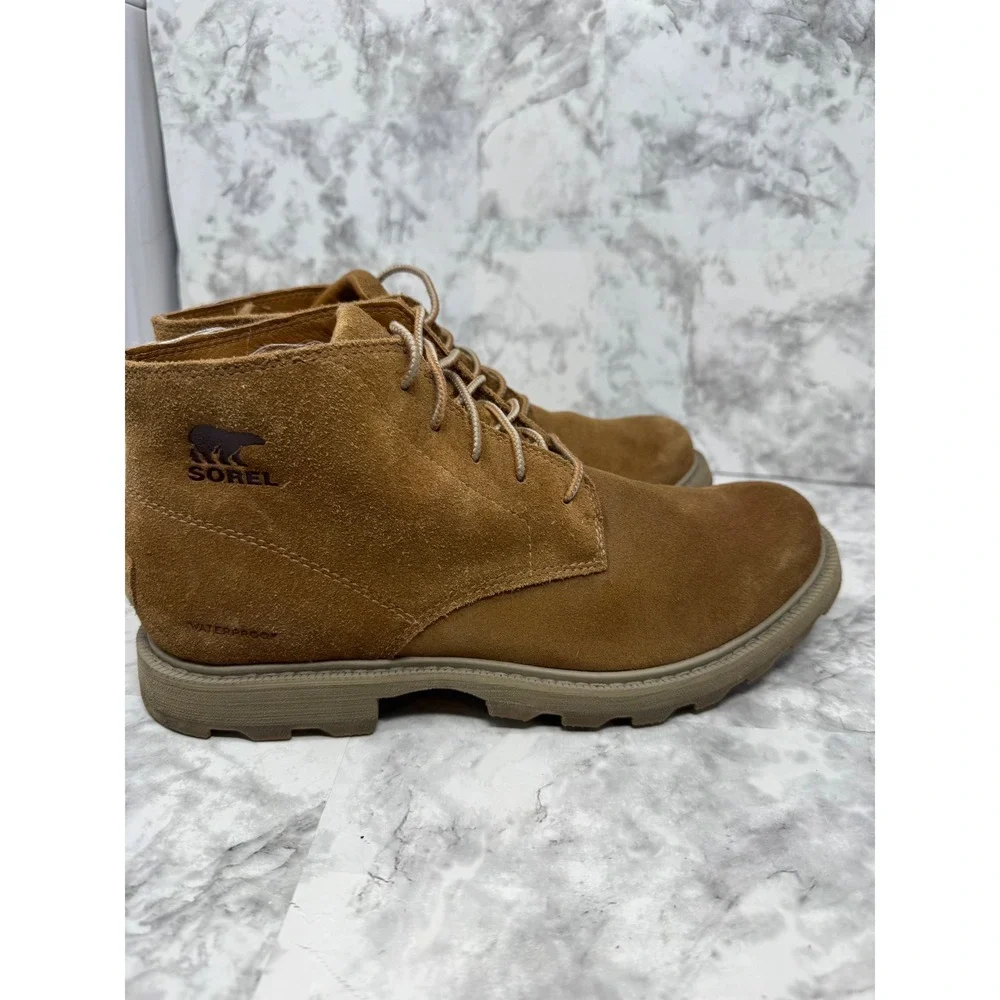 Sorel Madson Chukka Waterproof Suede Boots Mens 9 Brown NM2560-225